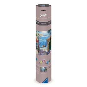 CreArt pictura pe numere pentru adulti Tablou Canvas peisaj mediteranean